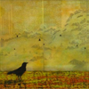 ..Alone But Together<br>Photo Encaustic<br>17 x 42 inches 