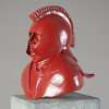 ..Red Victor III<br>Bronze<br>18 � x 10 �  x 9 inches (Steel Base 44" tall)