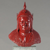 ..Red Victor I<br>Bronze<br>18 � x 10 �  x 9 inches (Steel Base 44" tall)