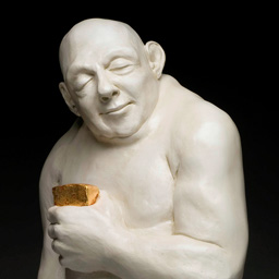 ..One Time<br>Reinforced Polymer Latex, Gold Leaf<br>26 x 14 x 11 inches